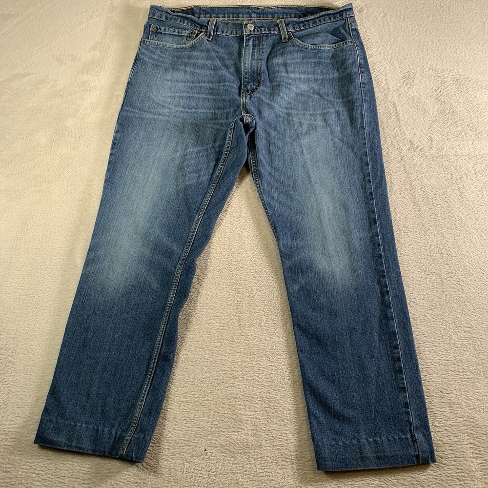 Levis 511 Jeans Mens 38x32(38x28)‎ Blue Denim Stretch Tapered Leg Mid Rise